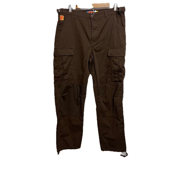 EMPYRE Cargo Pants Y2K Skater Baggy Pockets Khaki Men's Size 32 - Picture 1 of 9